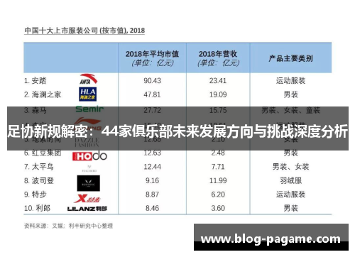 足协新规解密：44家俱乐部未来发展方向与挑战深度分析
